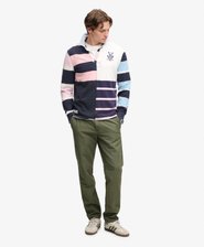Tapered Washed Chino Trousers
