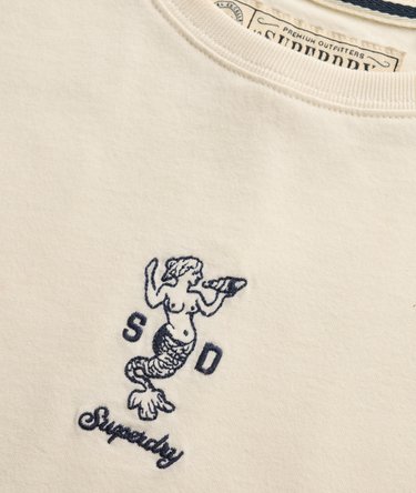 T-shirt Heritage Nautical Motif Coupe Ajust&eacute;e Image 6