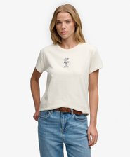 T-shirt Heritage Nautical Motif Coupe Ajust&eacute;e