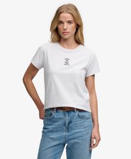 Heritage Nautical Motif T-paita kapea istuvuus