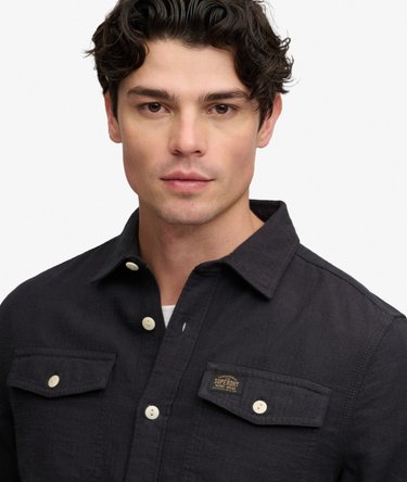 Herringbone Workwear Shirt Image 4