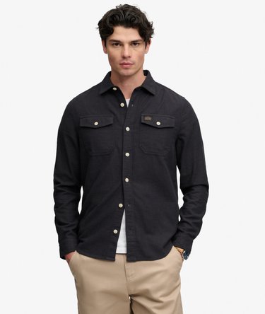 Herringbone Workwear Shirt Image 1