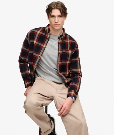 Long Sleeve Cotton Lumberjack Shirt Image 2