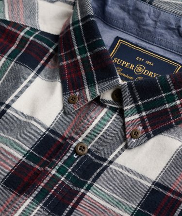 Chemise Lumberjack en Coton &agrave; Manches Longues Image 6