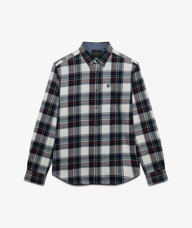 Chemise Lumberjack en Coton &agrave; Manches Longues Image 7