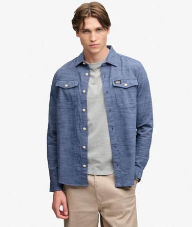 Herringbone Workwear Shirt Image 1