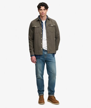 Herringbone Workwear Shirt Image 3