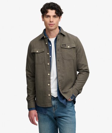 Herringbone Workwear Shirt Image 1