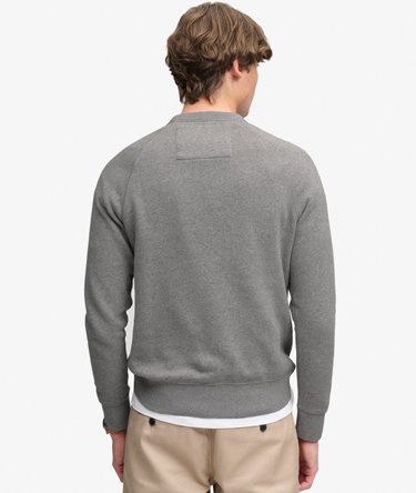 Athletic Felt Applique Crew Neck Sweatshirt Image 5