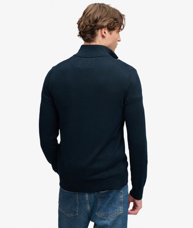 Preppy Essential Baumwoll-Pullover mit Rei&szlig;verschluss Image 5