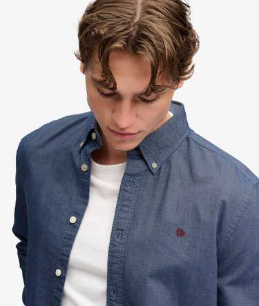 Preppy Oxford Long Sleeve Shirt Image 4