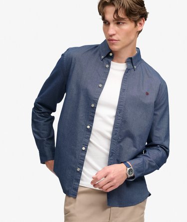 Preppy Oxford Long Sleeve Shirt Image 2