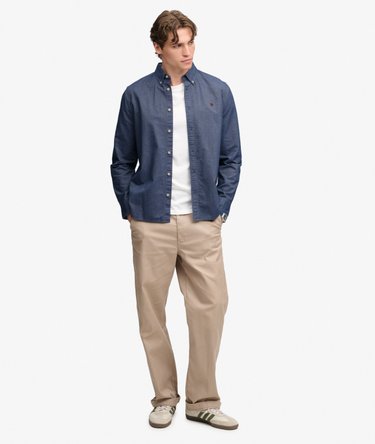 Preppy Oxford Long Sleeve Shirt Image 3