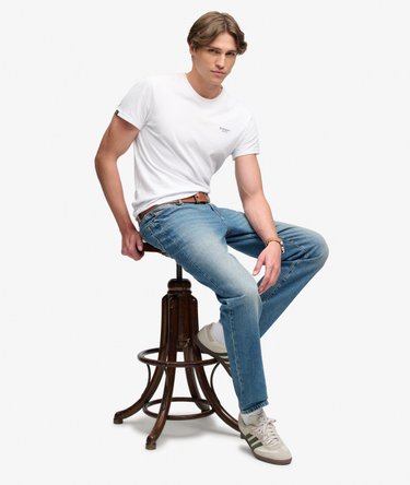 Organic Cotton Vintage Slim Straight Jeans Image 2