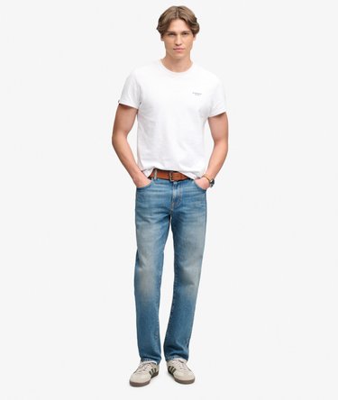 Organic Cotton Vintage Slim Straight Jeans Image 1