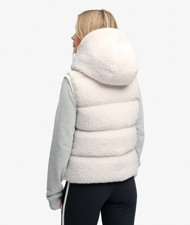 Gilet Matelass&eacute; &agrave; Capuche Borg Image 5