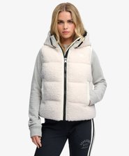 Gilet Matelass&eacute; &agrave; Capuche Borg