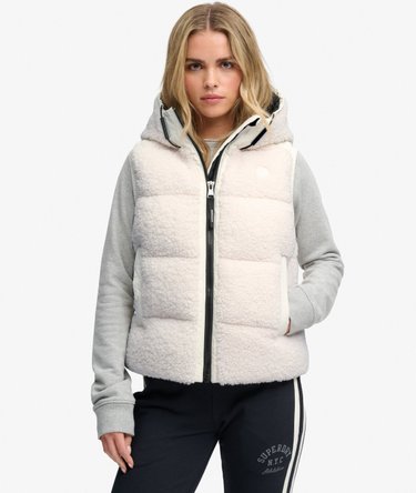 Gilet Matelass&eacute; &agrave; Capuche Borg Image 1
