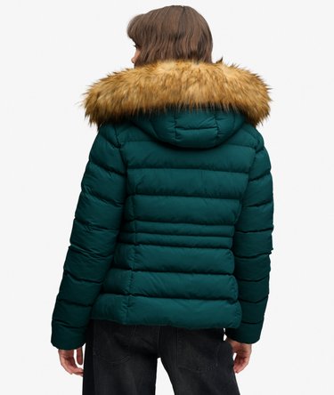 Fuji Steppjacke mit Kunstfellkapuze Image 6