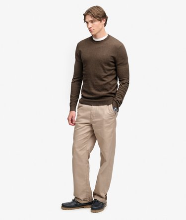 Essential Leichtgewichtiger Pullover aus Wollmischung Image 3