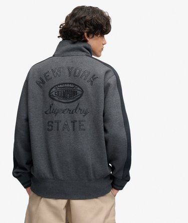 Satin Applique Track Top Relaxed Pasvorm Image 5