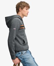 Outdoors Stripe Logo Hoodie Relaxed Pasvorm