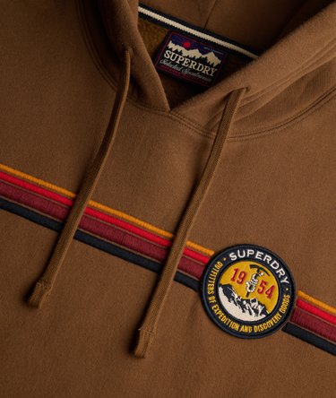 Outdoors Stripe Logo H&aelig;ttetr&oslash;je Afslappet Pasform Image 6