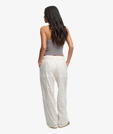 Pantalon Broderie Anglaise Coupe Droite Image 5