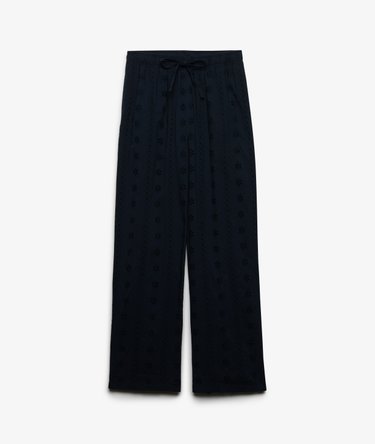 Pantalon Broderie Anglaise Coupe Droite Image 7