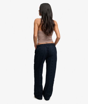 Pantalon Broderie Anglaise Coupe Droite Image 5