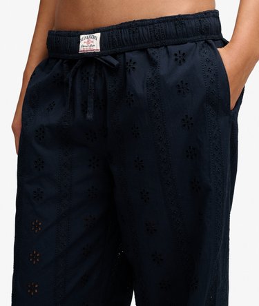 Pantalon Broderie Anglaise Coupe Droite Image 2