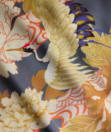 Satin Print Floral Maxi Shirt Dress Image 7