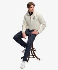Gothic Varsity Sweatshirt mit lockerer Passform