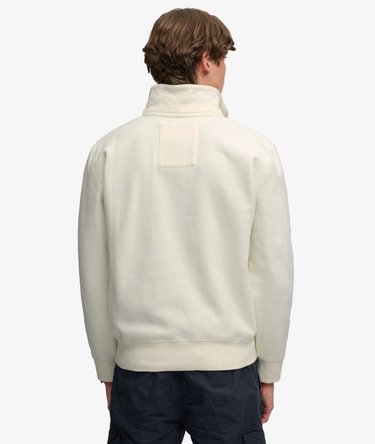Gothic Varsity Half Zip Sweatshirt Afslappet Pasform Image 5