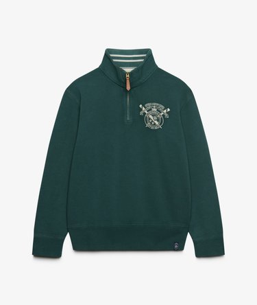 Gothic Varsity Sweatshirt mit lockerer Passform Image 7