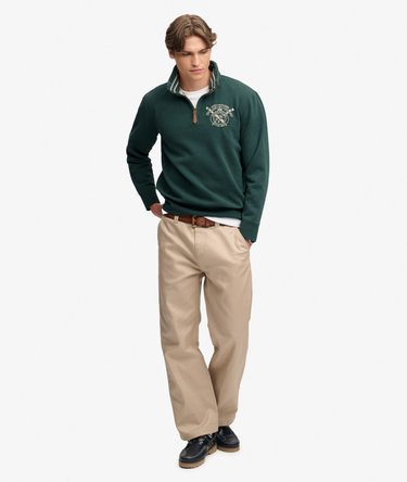 Gothic Varsity Sweatshirt mit lockerer Passform Image 3