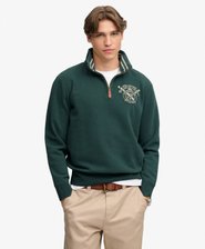 Gothic Varsity Sweatshirt mit lockerer Passform