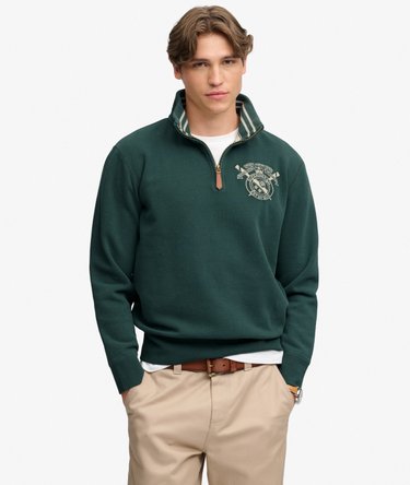 Gothic Varsity Sweatshirt mit lockerer Passform Image 1