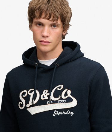 SD&Co Washed Embroidered Relaxed Hoodie Image 4