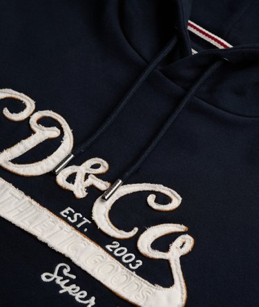 SD&Co Washed Embroidered Relaxed Hoodie Image 6