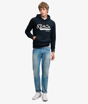 SD&Co Washed Embroidered Relaxed Hoodie Image 3