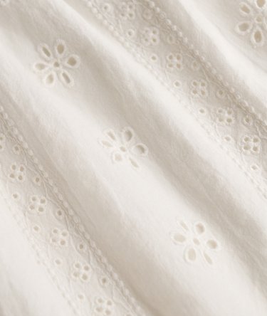 Cotton Broderie Beach Shorts Image 7