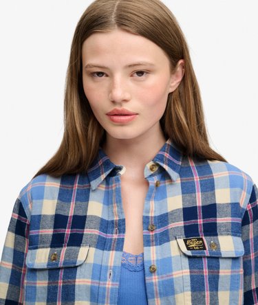 Lumberjack Check Flannel Shirt Image 4