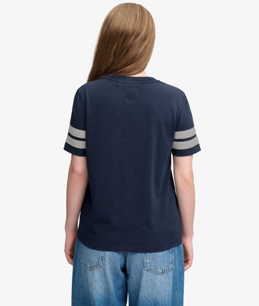 Varsity Script Stripe T-Shirt Image 5
