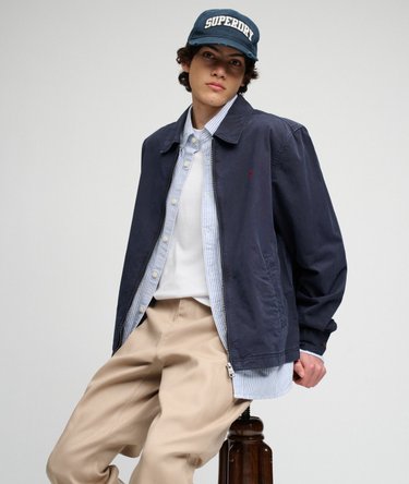 Lightweight Preppy Harrington Jacket Image 2