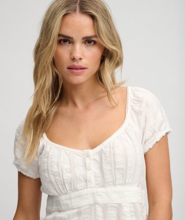 Athletic Essentials Half Button Top Image 4