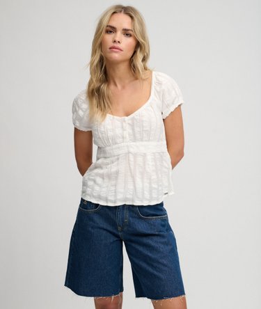 Athletic Essentials Half Button Top Image 1