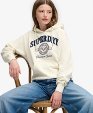 Country Crest Hoodie Relaxed Pasvorm