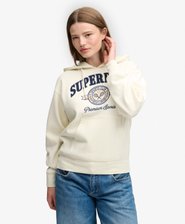 Country Crest Hoodie Relaxed Pasvorm