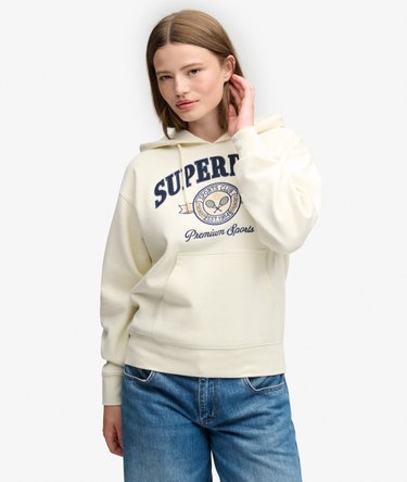 Sweat &agrave; capuche Country Crest coupe d&eacute;contract&eacute;e Image 1